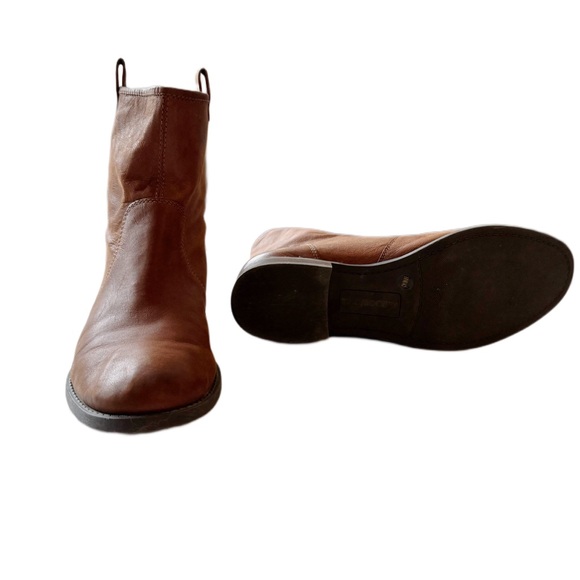 Nordstroms Sole Society Natasha Boot, above ankle, size 10, brown/vintage cognac - Picture 2 of 6